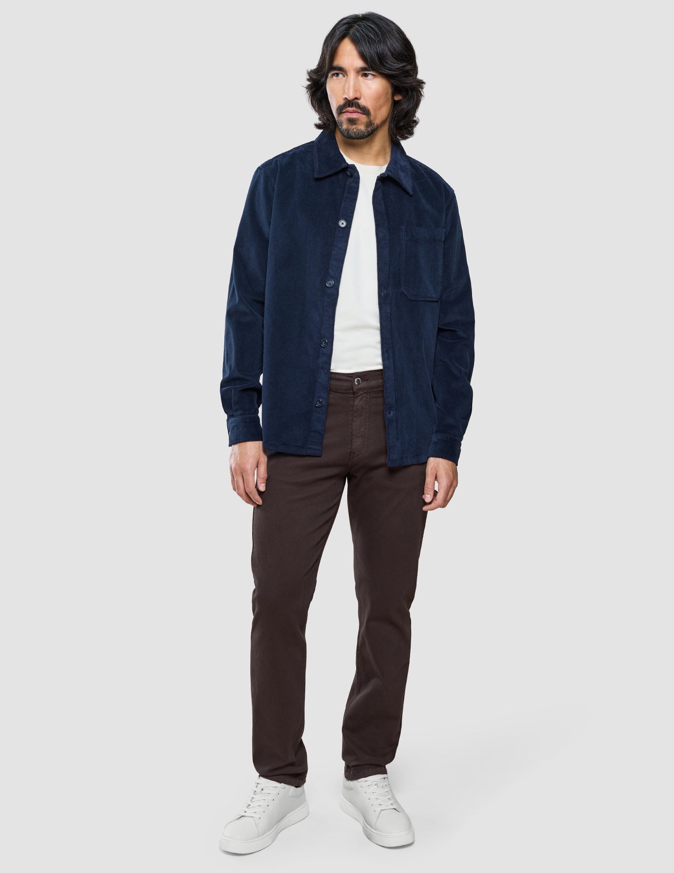 Classic 5-Pocket Pants Slim Dark Brown